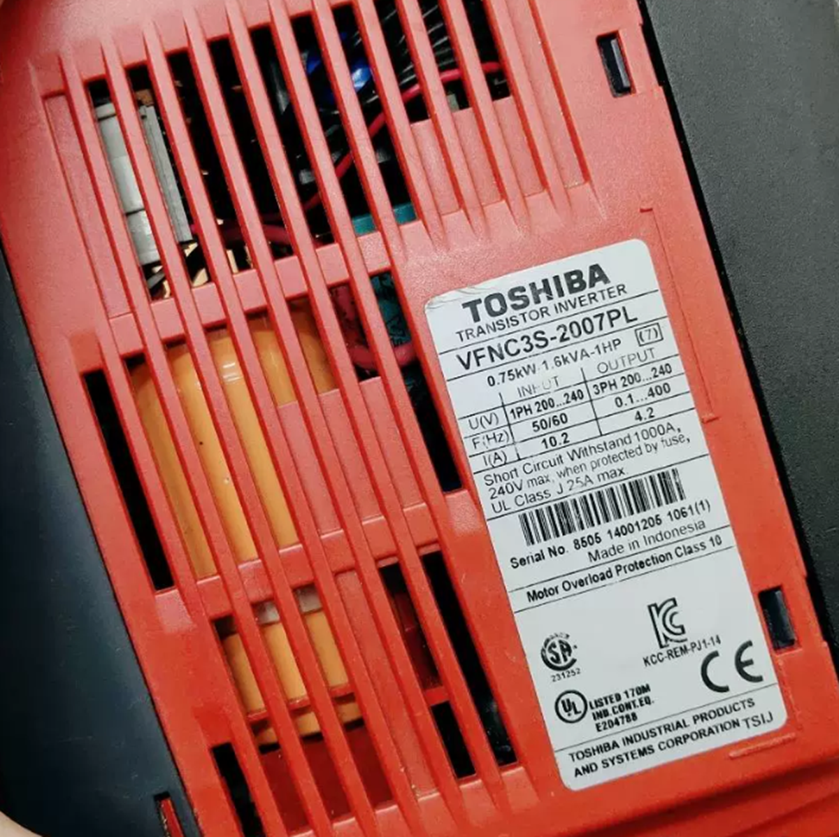 VFNC3S-2007PL Inverter 220V 0.75KW - TOSHIBA
