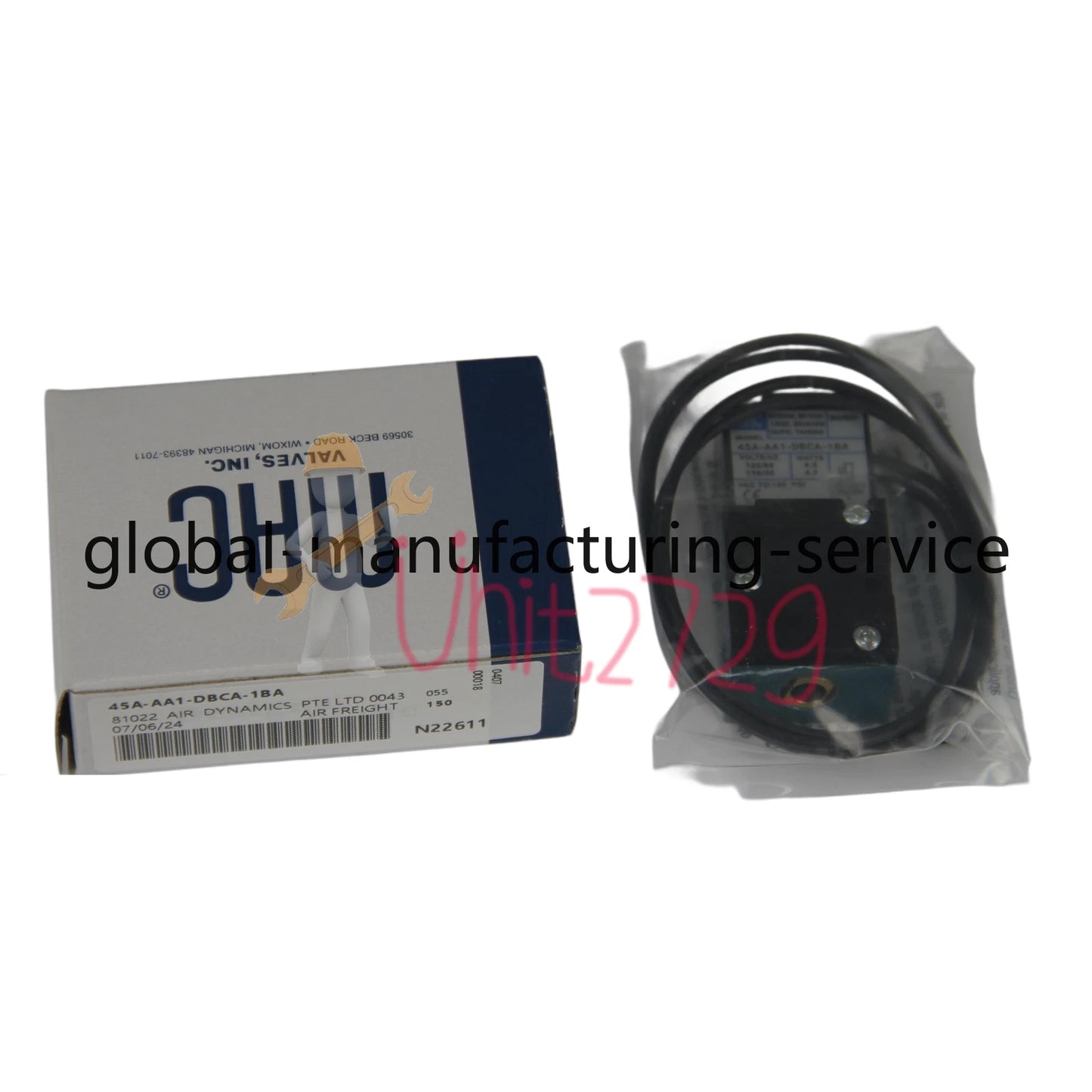 1pc MAC solenoid valve 45A-AA1-DBCA-1BA #ke