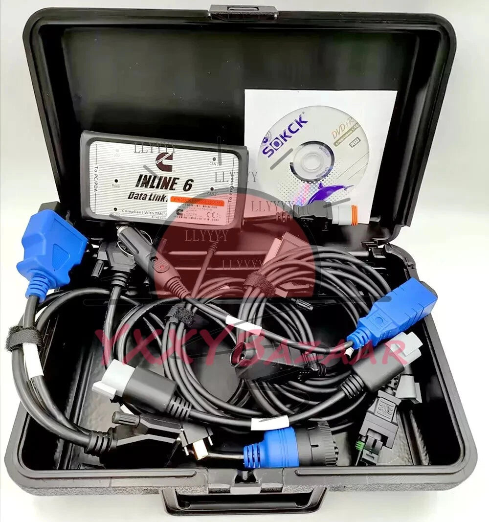 INLINE6 Data Link Adapter full kit w/ INSITE 8.7 for Cummins ISC B C QSB ISDE