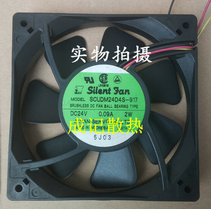 1pcs Servo SCUDM24D4S-917 12025 24V 0.09A 2W 120mm fan