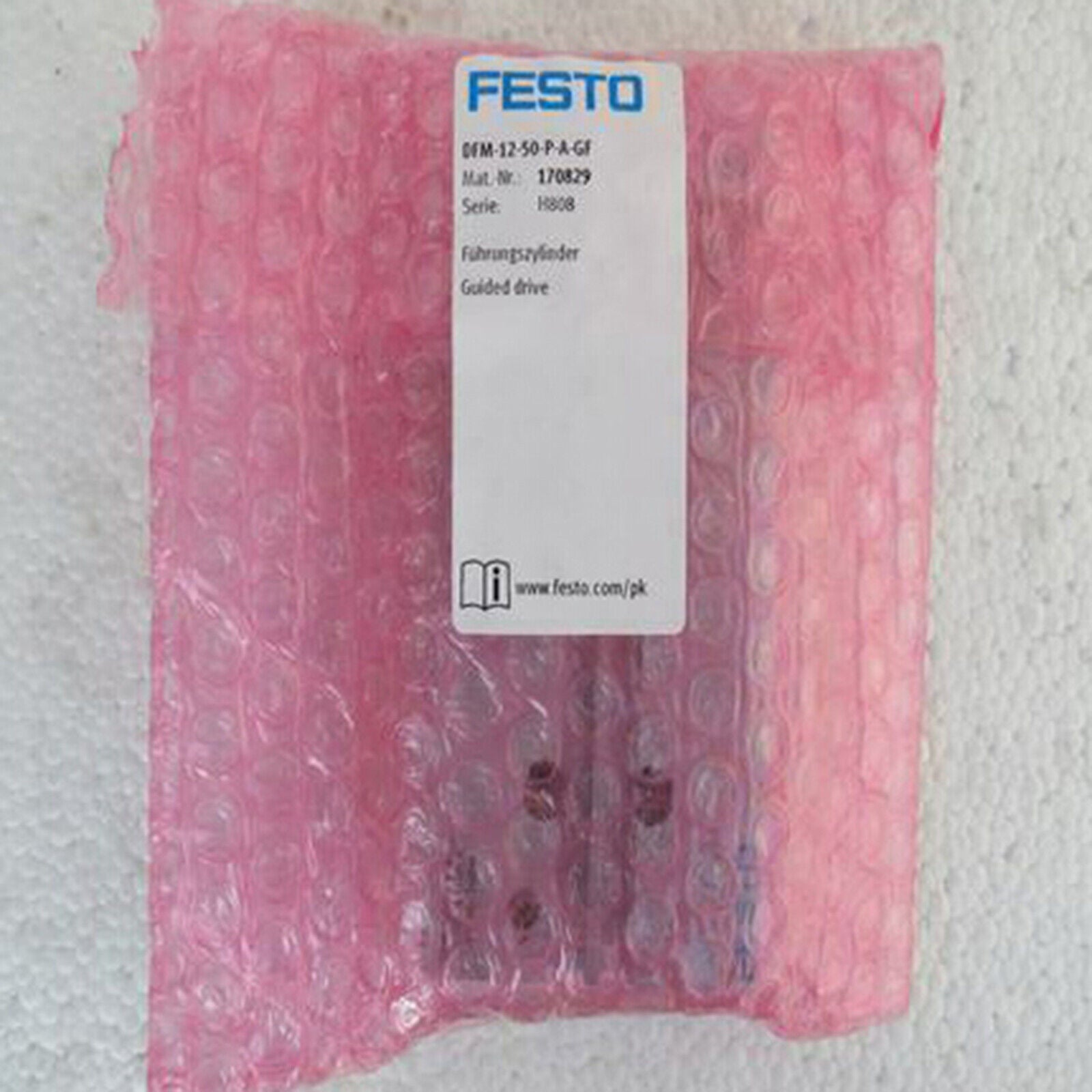 FESTO Guide Cylinder DFM-12-50-P-A-GF: 1pc - FESTO