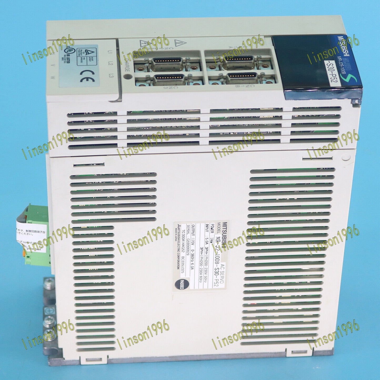 Used Mitsubishi ONE drive MR-J2-100B-S30-P52 in good condition - MITSUBISHI