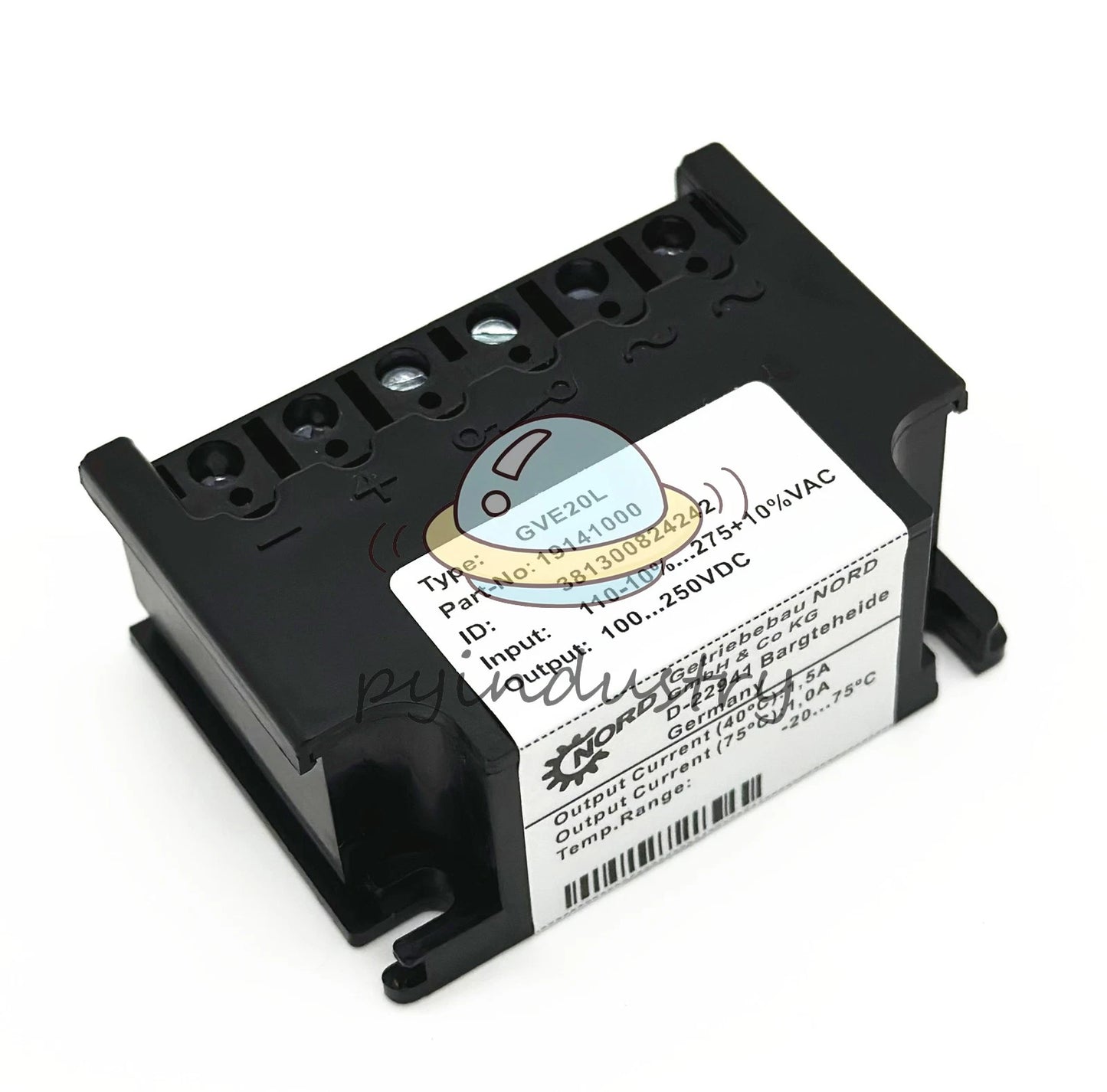 NORD Brake Rectifier GVE20L 19141000 110V-10%...275V+10%VAC 100...250VDC