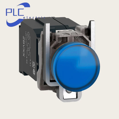 Schneider XB4BV5B6 Pilot light metal protected LED light blue 22mm 400V #u