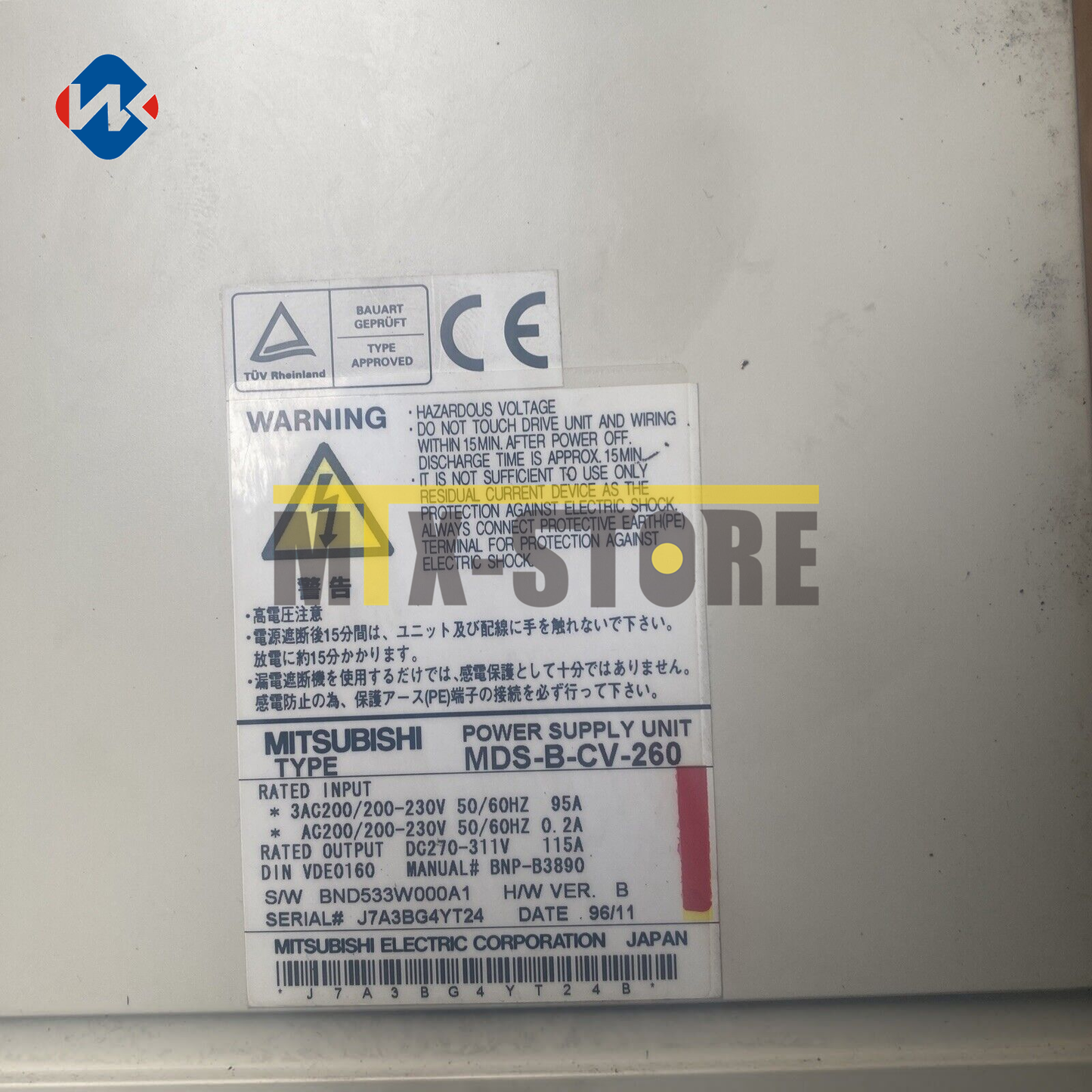 new 1PCS Mitsubishi MDS-B-CV-260 MDSBCV260 - MITSUBISHI