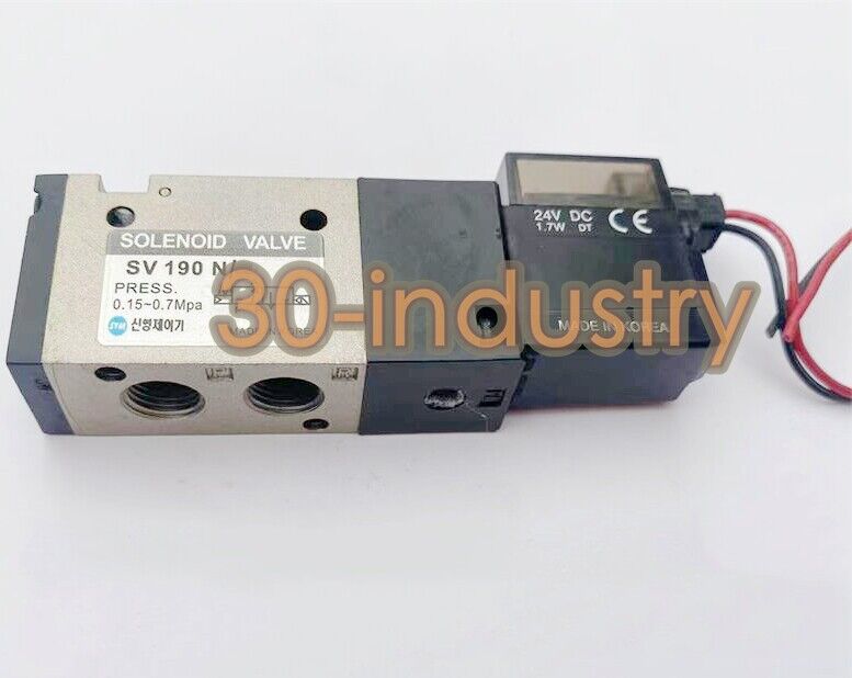 1 PCS New Solenoid Valve SV 190 AC220V DC24V for Efficient Control - Unknown