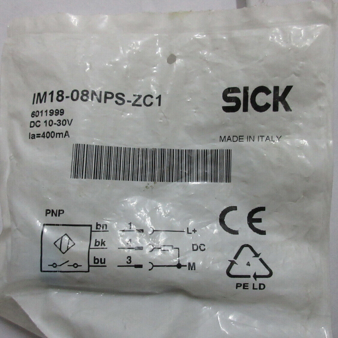 SICK IM18-08NPS-ZC1 Photoelectric Switch - SICK