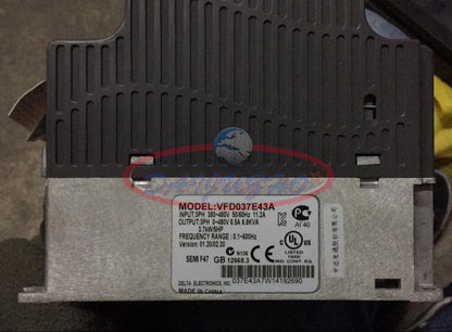used 1PCS Delta VFD037E43A 380V-3.7KW Inverter - DELTA