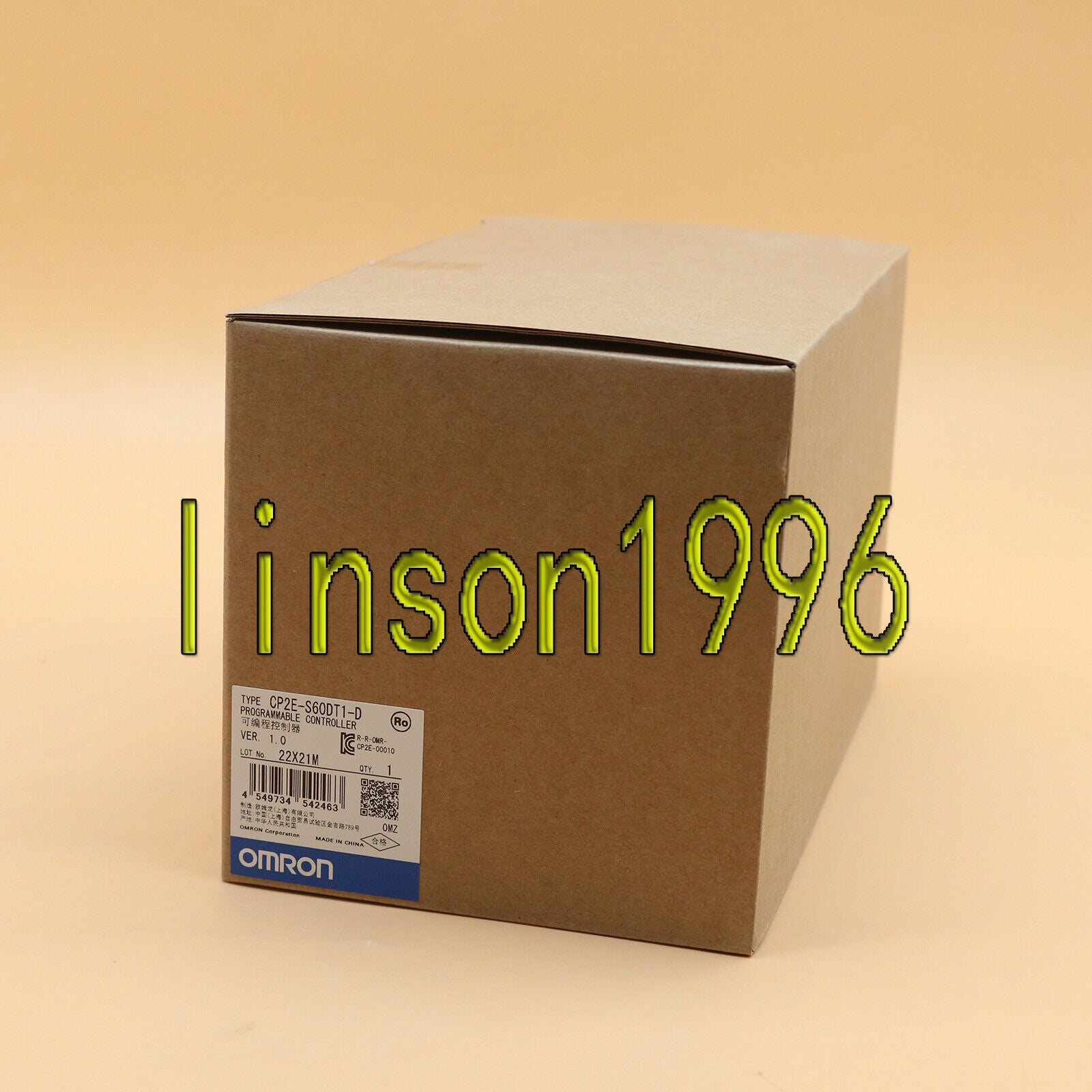OMRON CP2E-S60DT1-D programmable controller with Free Shipping - OMRON