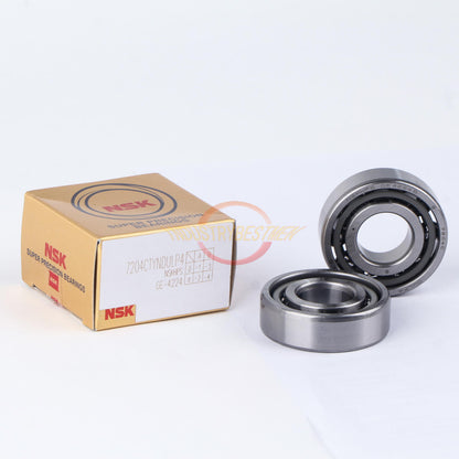 NSK 7204CTYNDULP4 Angular Contact Ball Bearing Matched Pair Set of 2 - NSK