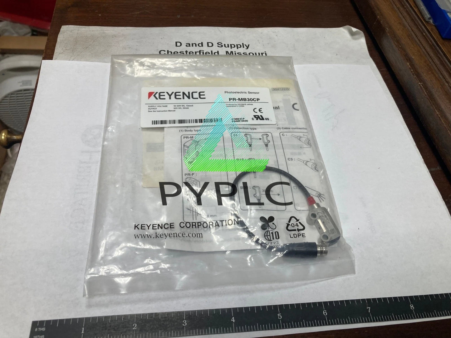 1PC KEYENCE PR-MB30CP, Miniature Photoelectric Sensor, LOCATED IN MISSOURI