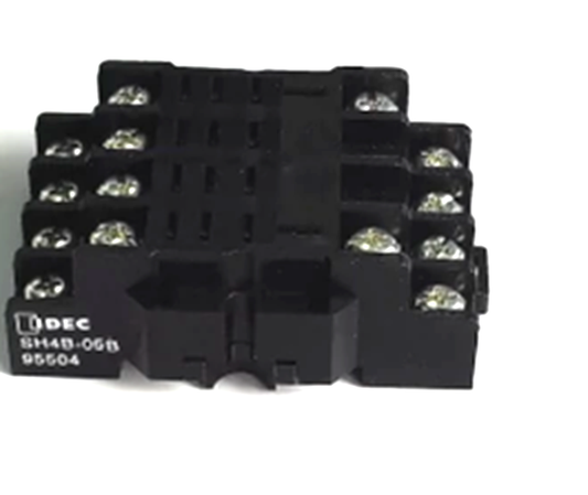 10PCS IDEC SH4B-05B Relay Socket Base, 400V DC Power Plug, Industrial & Car Vehicle Use - IDECC