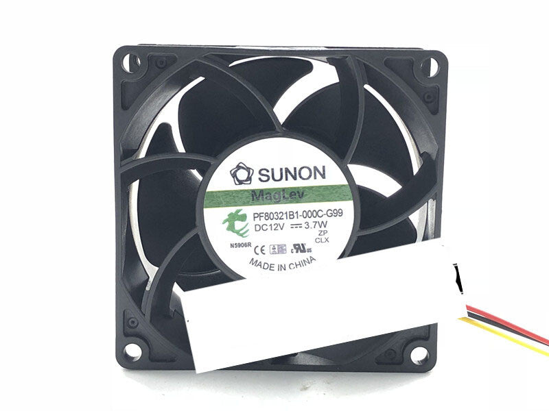 SUNON PF80321B1-000C-G99 8CM 12V 3.7W chassis cooling fan