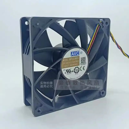 AVC DBPJ1238B2G 12038 DC12V 3.12A 12CM 4-Wire PWM Silent Cooling Fan