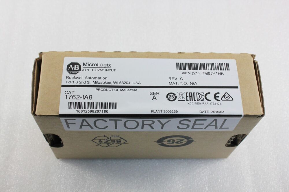 Allen-Bradley 1762-IA8 Ser A 8PT 120V Input - ALLEN-BRADLEY