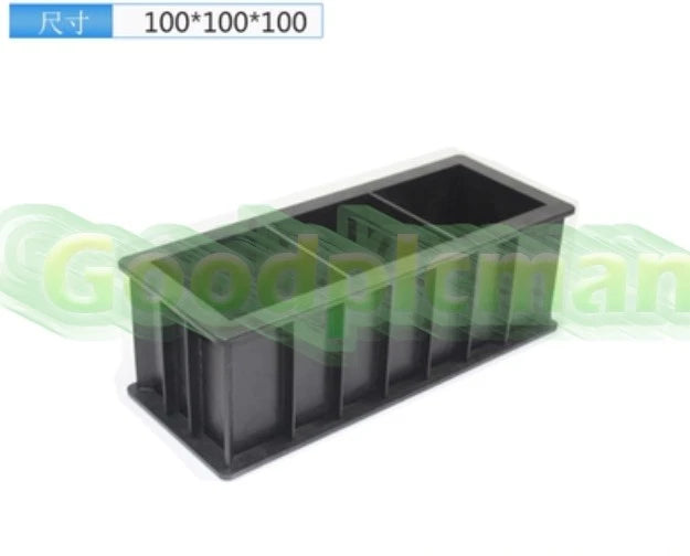 1PC 100*100*100mm mold box triple plastic concrete compression test mold