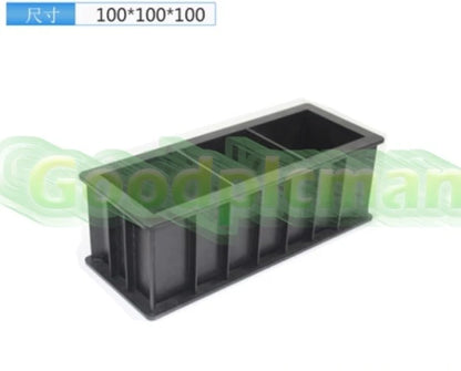 1PC 100*100*100mm mold box triple plastic concrete compression test mold