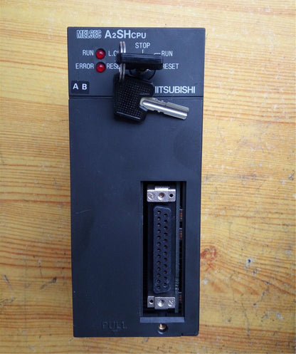Mitsubishi A Series CPU Module A2SHCPU Tested Good Condition - MITSUBISHI