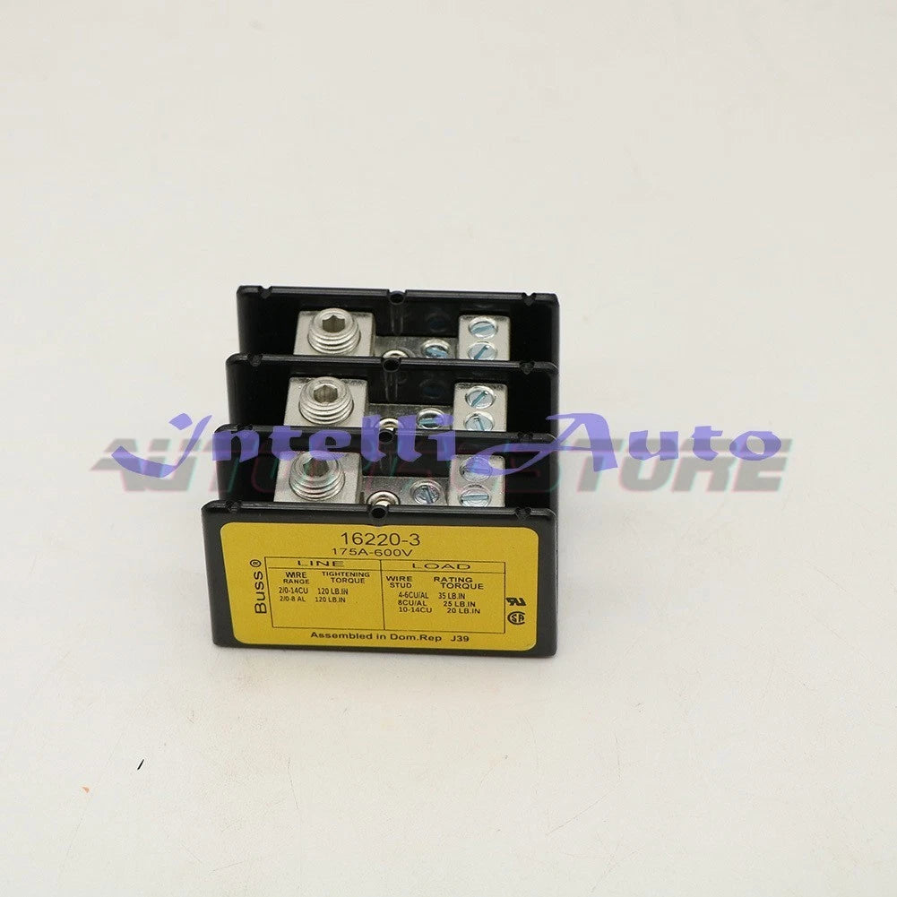 1PC Power Distribution Block 3 Pole 175A 600V 16220-3