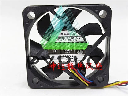 1 PCS DWPH Fan EFS-05A05H DC5V 0.30A 5010 5cm 4 wire Cooling fan KT8G2-X00