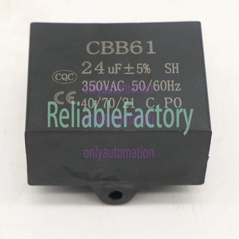 1PCS CBB61 24uF 350 V AC Small gasoline Generator 50/60Hz SH capacitor CQC