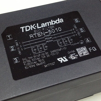 new 1pcs RTEN-5010 TDK Lambda Ultra-thin Three-phase Power Filter EMC Filter 10A - TDK