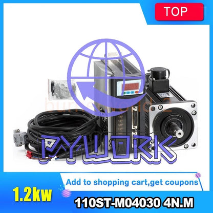 1PCS AASD series AC servo motor 110ST-M04030
