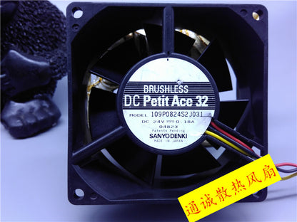 DC Petit Ace 32 109P0824S2J031 24V 0.18A 8cm 3-wire inverter fan