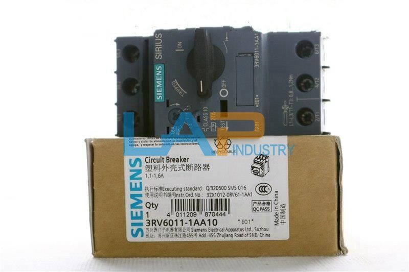 new 1PC  For Siemens Motor circuit breaker 3RV6011-1AA10 1.1-1.6A