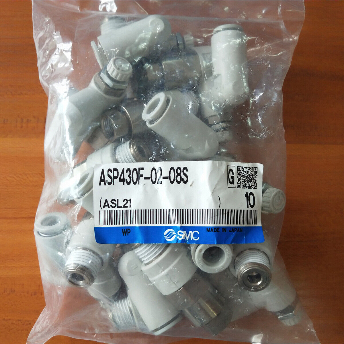 10-PC SMC ASP430F-02-08S Control Valve - SMC