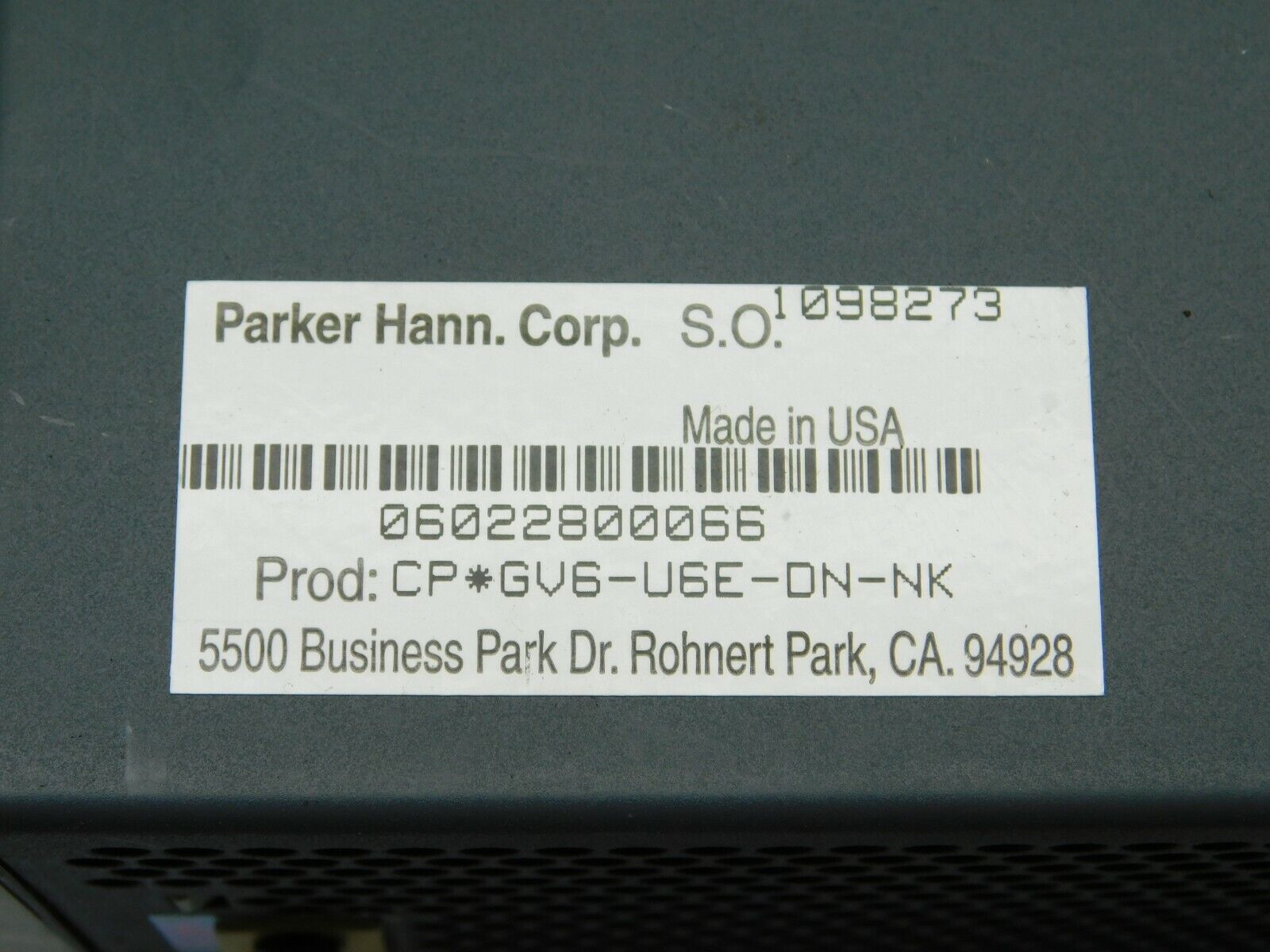 used Parker GV6-U6E-DN-NK Servo Drive GV6-U6E-NK - PARKER