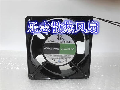 AXIAL FAN G12038HA3BL 12038 380V 0.07A 21W 12CM Cooling Fan