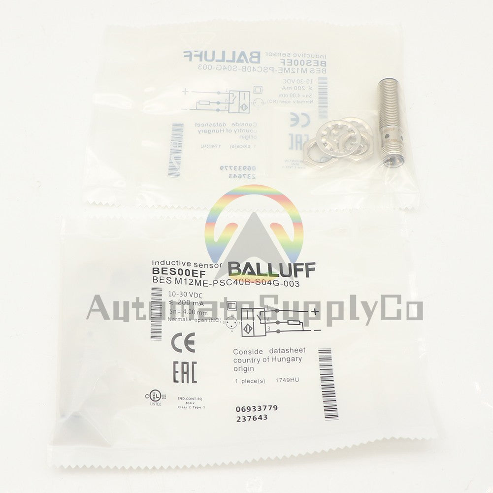 BALLUFF BES M12ME-PSC40B-S04G-003(BES00EF) Inductive standard sensors PNP #