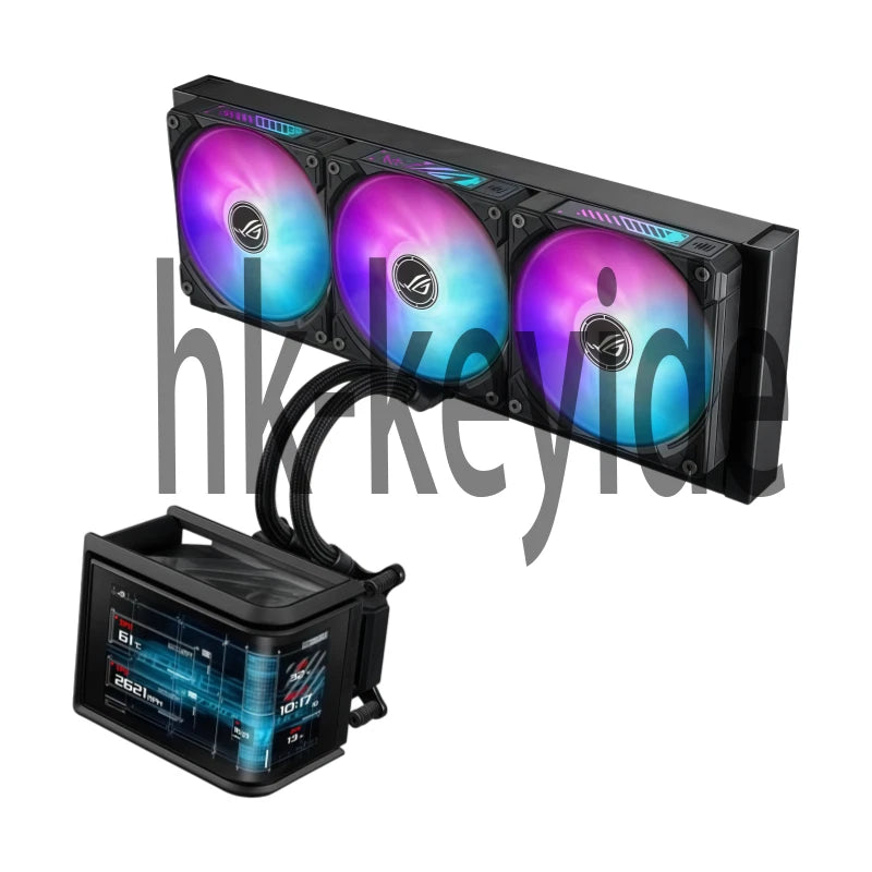 ASUS ROG RYUO IV 360 ARGB AIO Liquid CPU Cooler 360mm Radiator,~