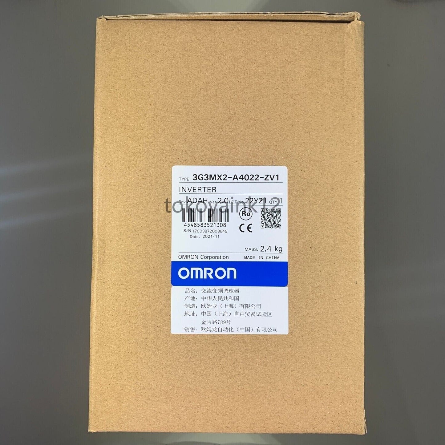 Omron 3G3MX2-A4022-ZV1 Inverter - OMRON