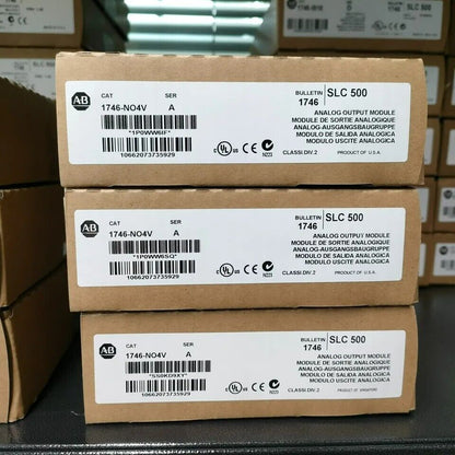 New Factory Sealed AB 1746-NO4V SLC 500 PLC Analog Output Module - FACTORY SEALED