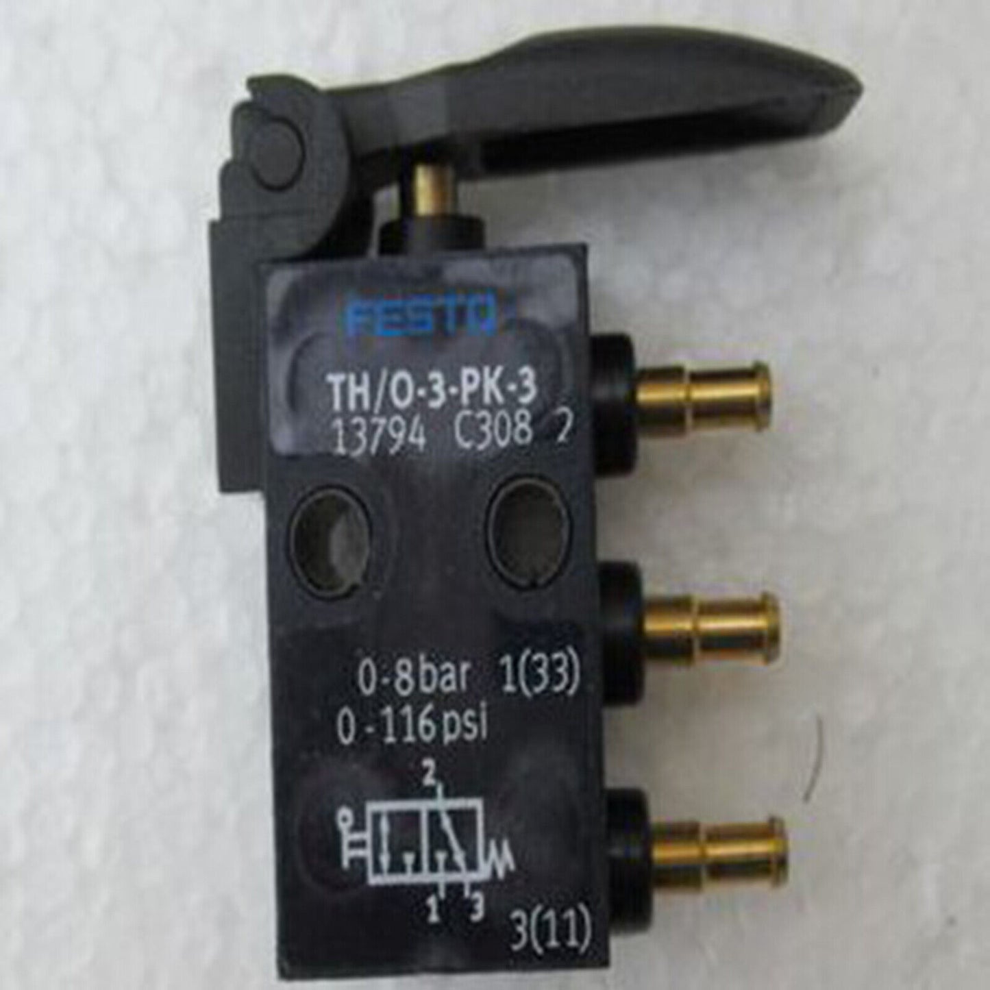 FESTO Finger Lever Valve TH/O-3-PK-3 13794 Spot Stock - FESTO