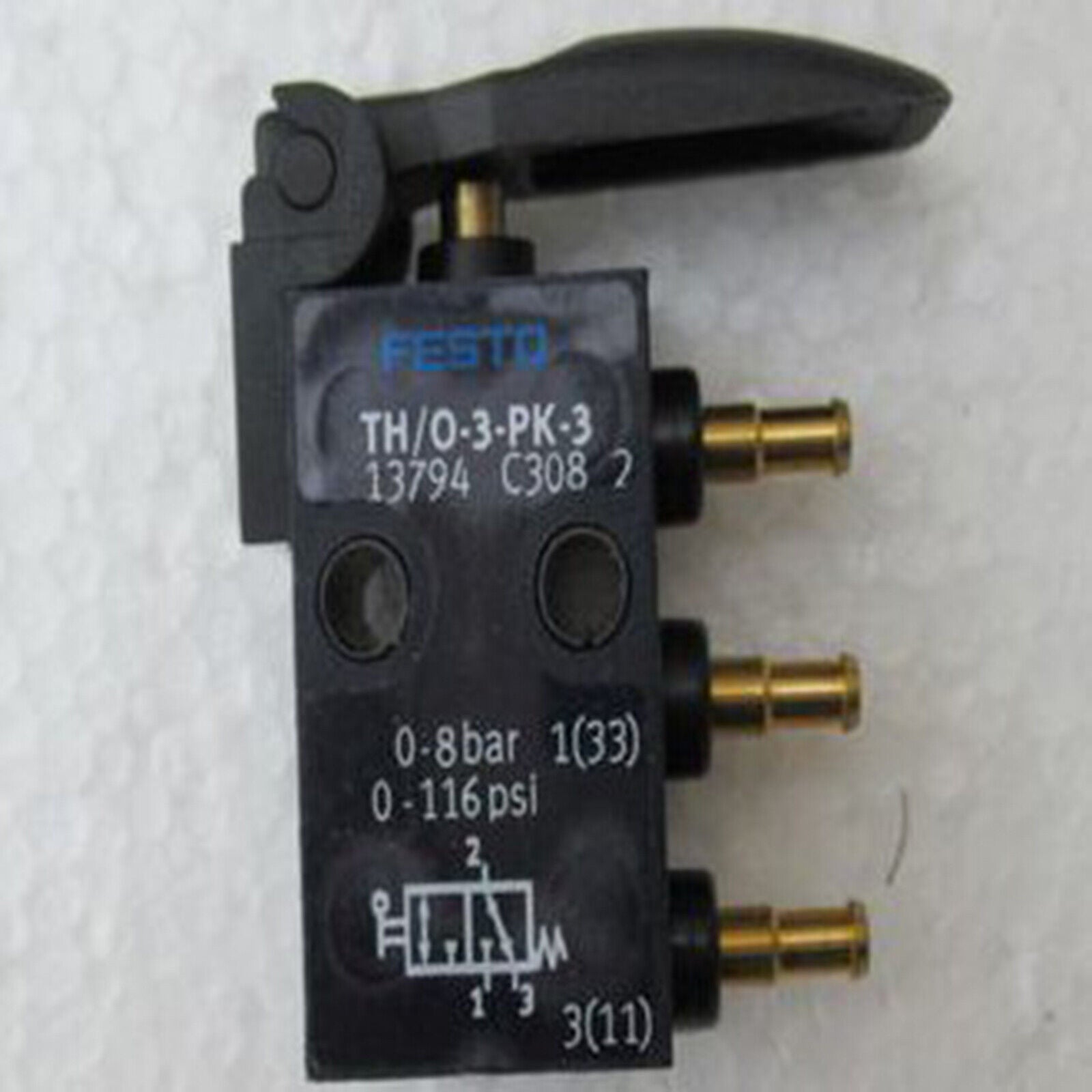 FESTO Finger Lever Valve TH/O-3-PK-3 13794 Spot Stock - FESTO