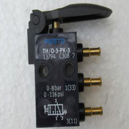 FESTO Finger Lever Valve TH/O-3-PK-3 13794 Spot Stock - FESTO
