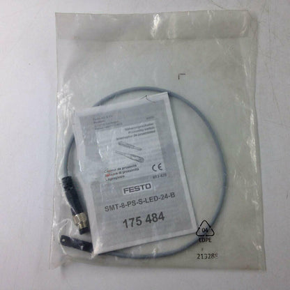 New FESTO Proximity Sensor 175484 SMT-8-PS-S-LED-24-B Fast - FESTO