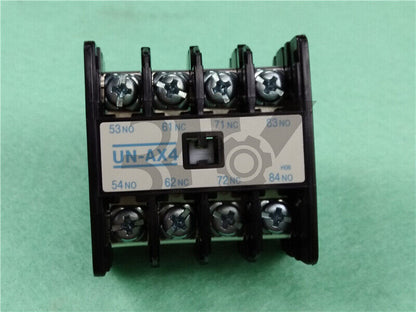 new 1PC Mitsubishi Auxilary Contact Block UN-AX4 UN AX4 2a2b - MITSUBISHI