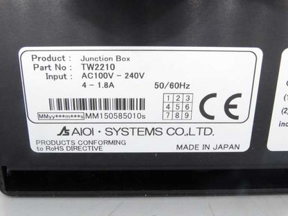 AIOI AIOI TW2210 Enclosure | AIOI AIOI CO., LTD TW2210 Power Enclosure - AIOI AIOI CO., LTD