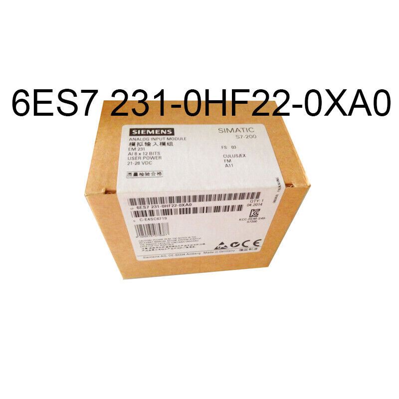 Unopened Siemens 6ES7231-0HF22-0XA0 6ES7 231-0HF22-0XA0 KOEED