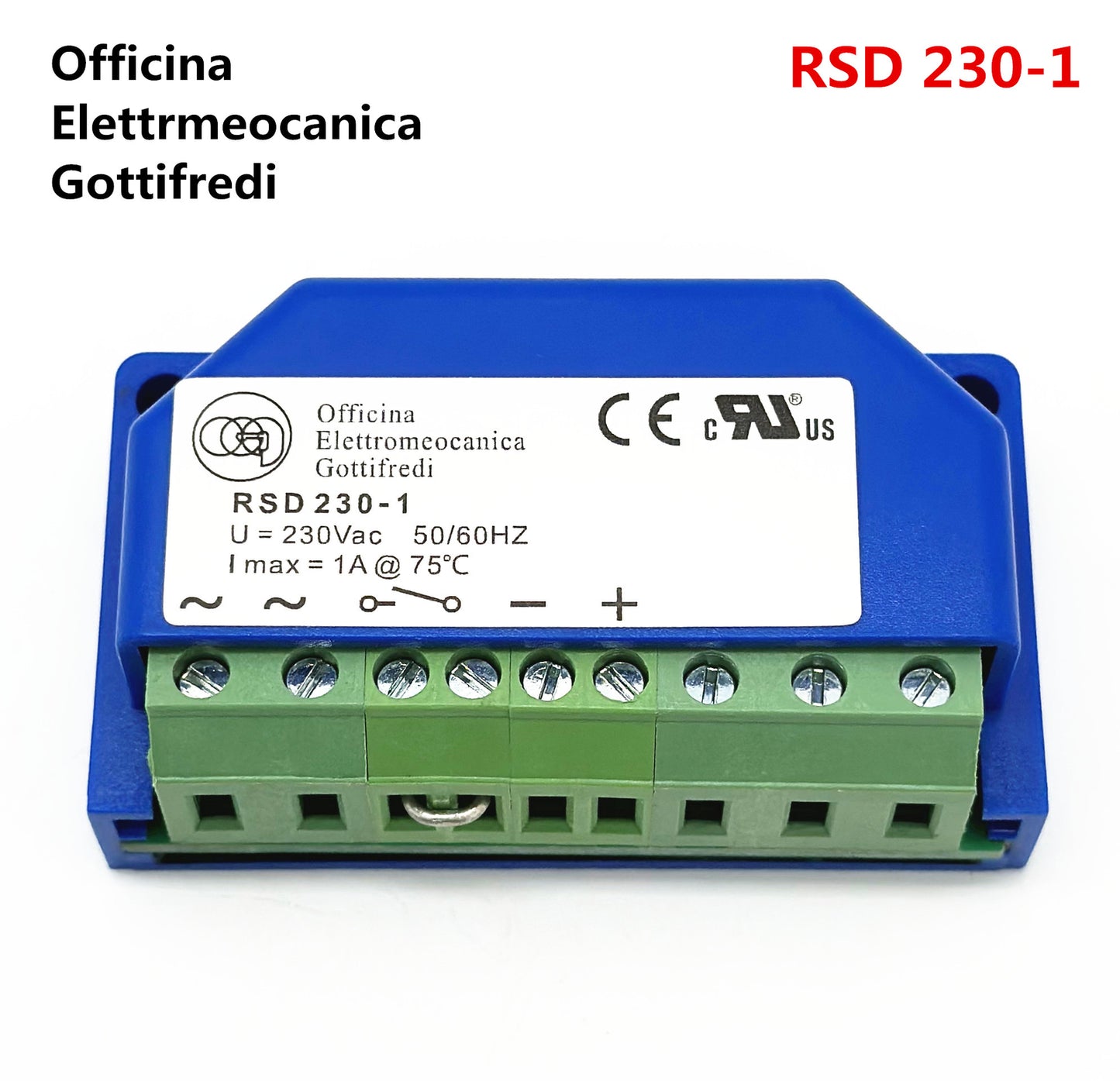 new Officina Elettrmeocanica Gottifredi RSD 230-1 1A 230V Brake Rectifier