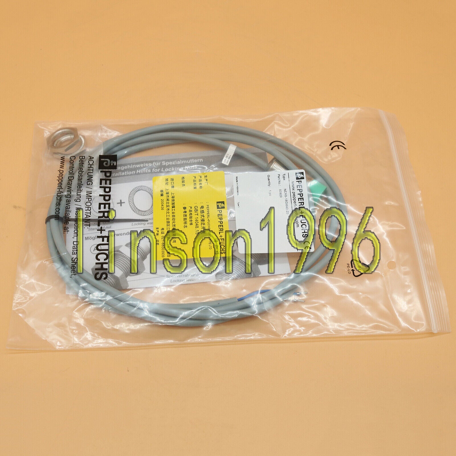NCN8-18GM40-Z0 inductive proximity switch sensor for Pepperl+Fuchs - PEPPERL+FUCHS