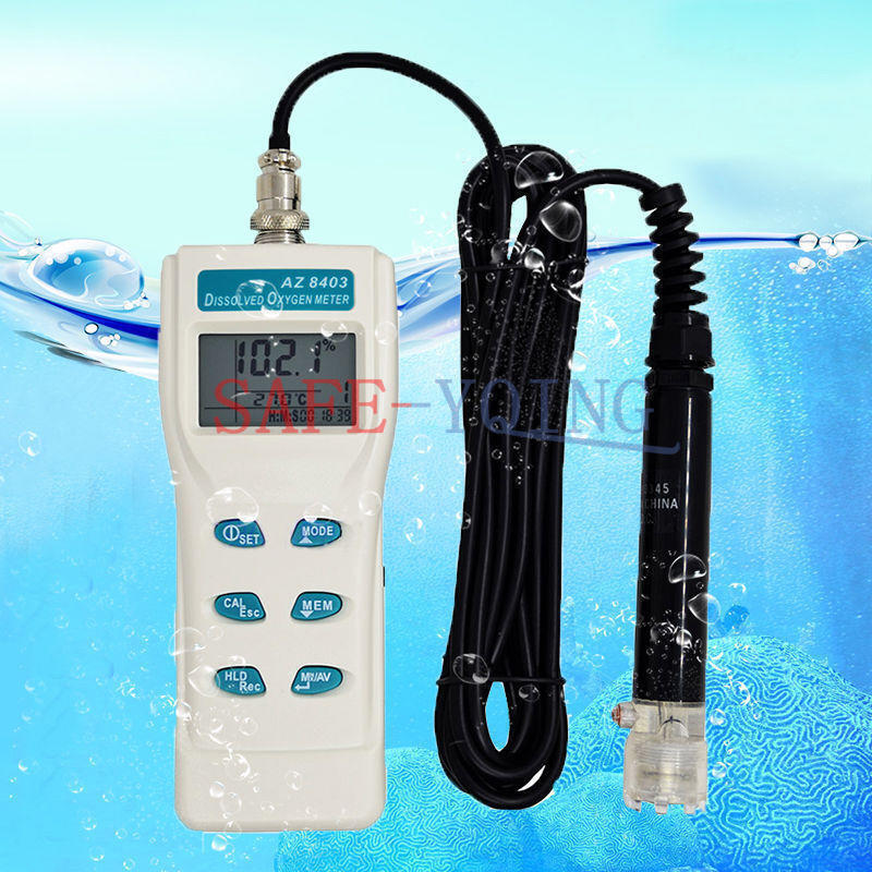 new 1PCS AZ8403 Handheld Dissolved Oxygen Meter AZ-8403 AZ 8403 - KOEED