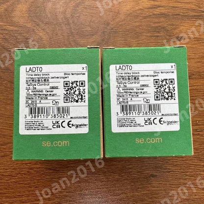 new Schneider LADT0 Contactor Time Delay Block 0.1-3s - SCHNEIDER
