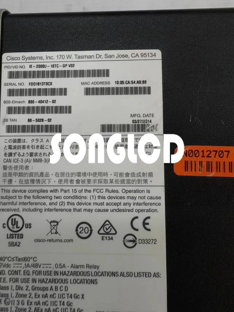 IE-2000U-16TC-GP V02 Industrial Ethernet Switch, 1 Port - INDUSTRIAL_SWITCHES_CO