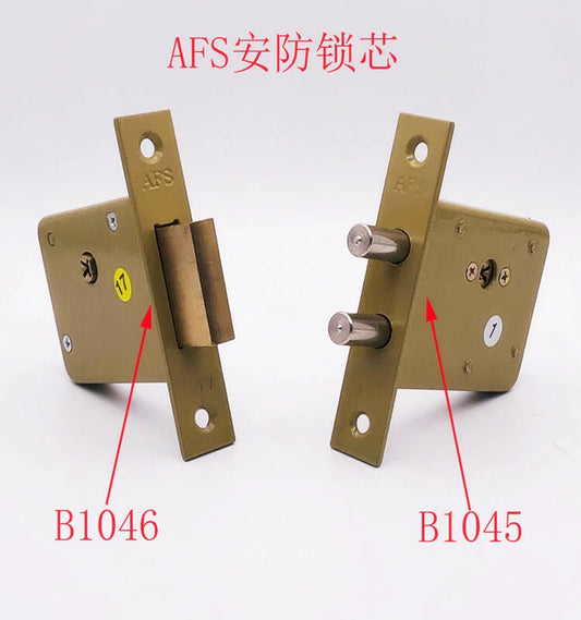 AFS Security Door Lock Mortise Lock Invisible Door Lock Cross Key B1045/1046 I #