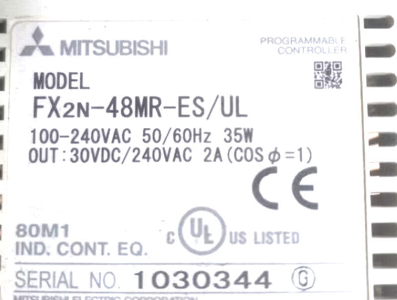 1PC  Mitsubishi FX2N-48MR-ES/UL FX2N48MRES/UL